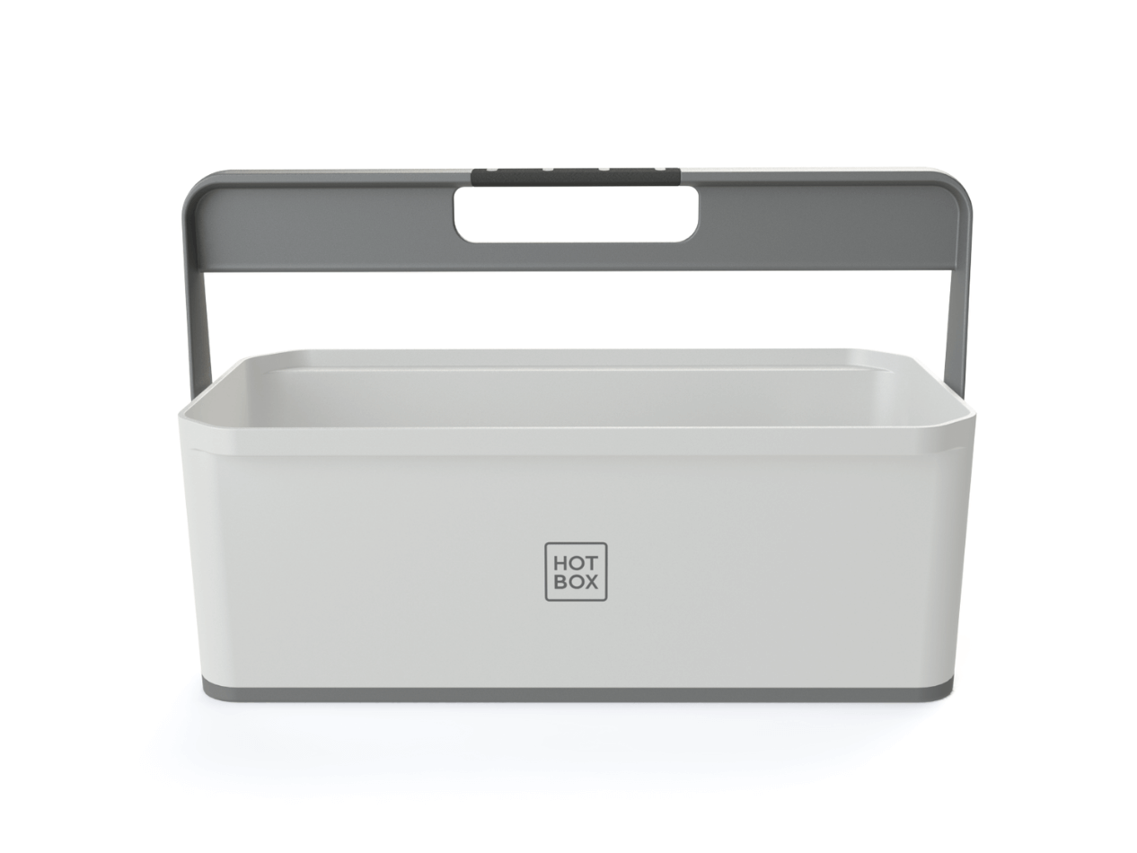 Hotbox 4 Mini Desk Caddy | Compact Multi-use Desk Store & Laptop Stand